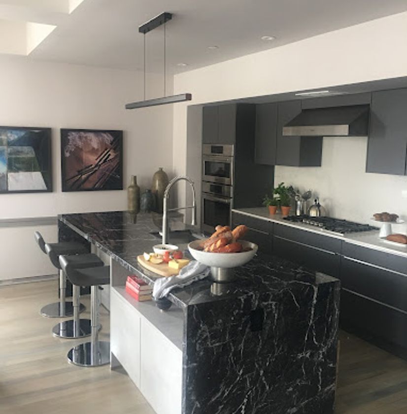 kitchen
renovation with stone work