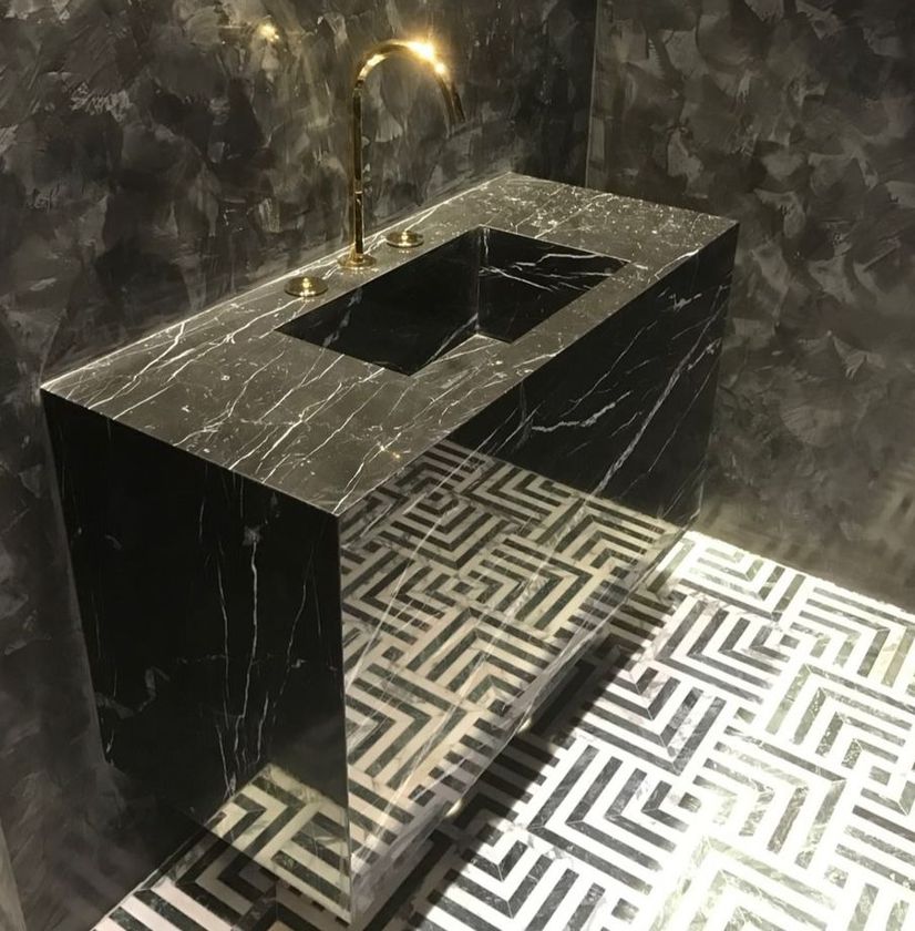 bathroom
stone sink